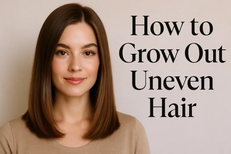 How to Grow Out Uneven Hair