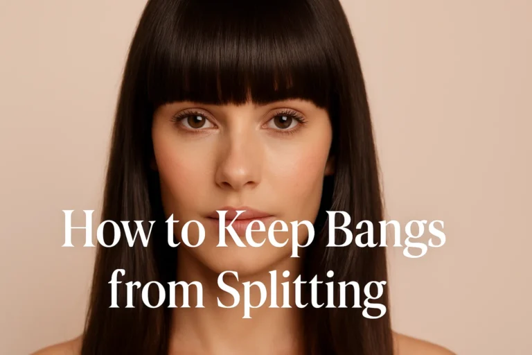 How to Keep Bangs from Splitting