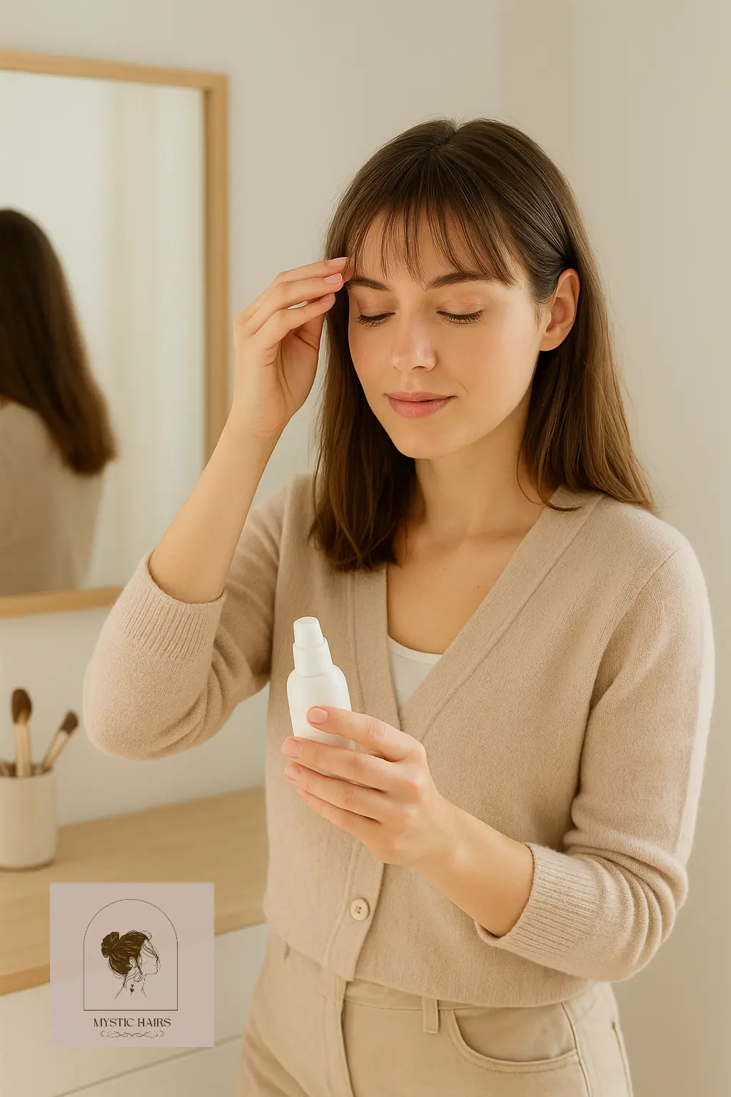 Keep Your Bangs Hydrated but Not Heavy
