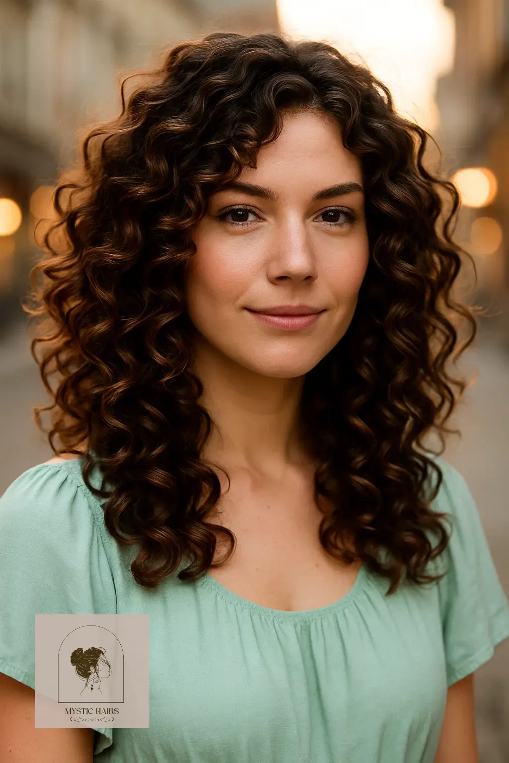 Layered Curly Locks