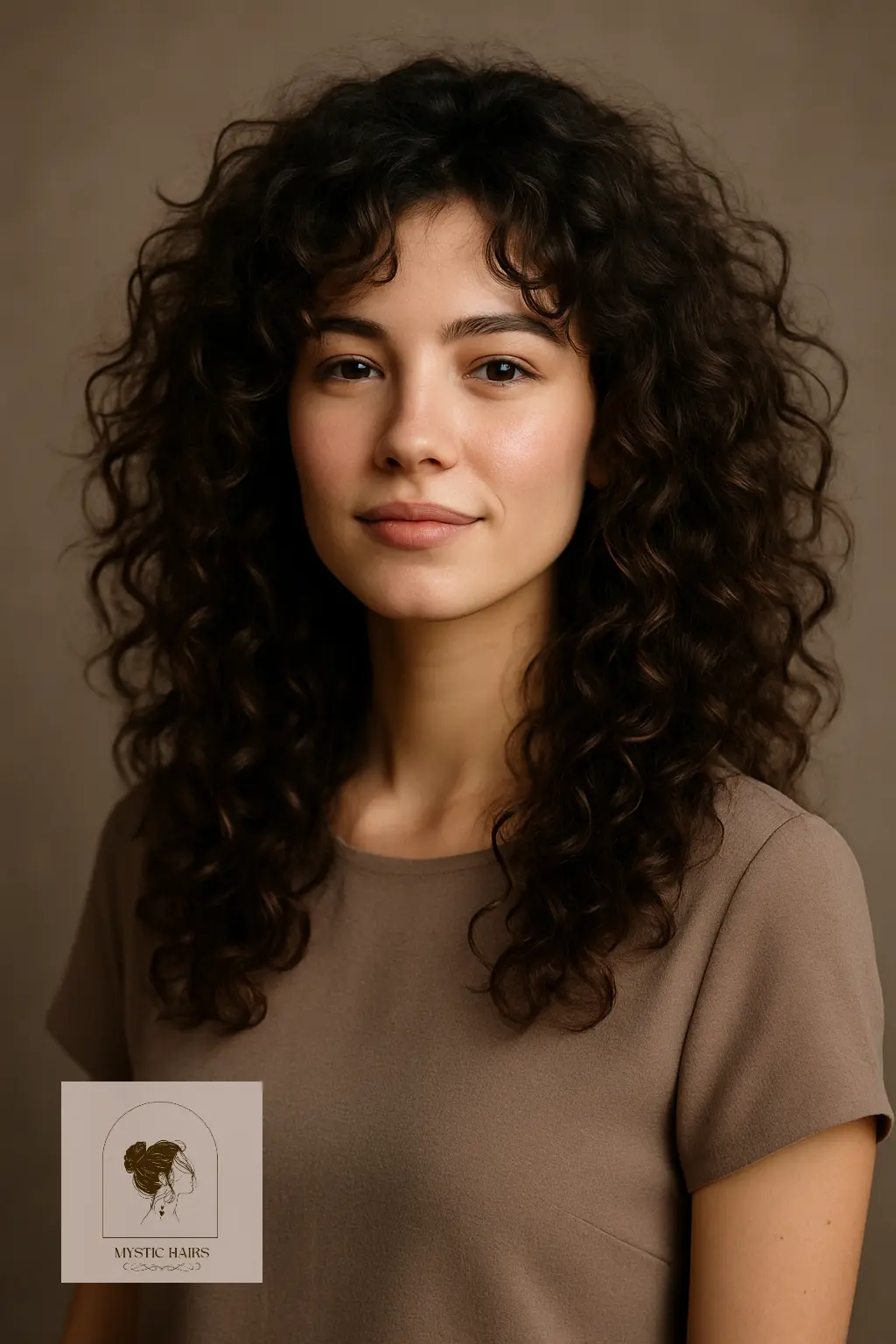 Long Layered Shag for Thick Curls