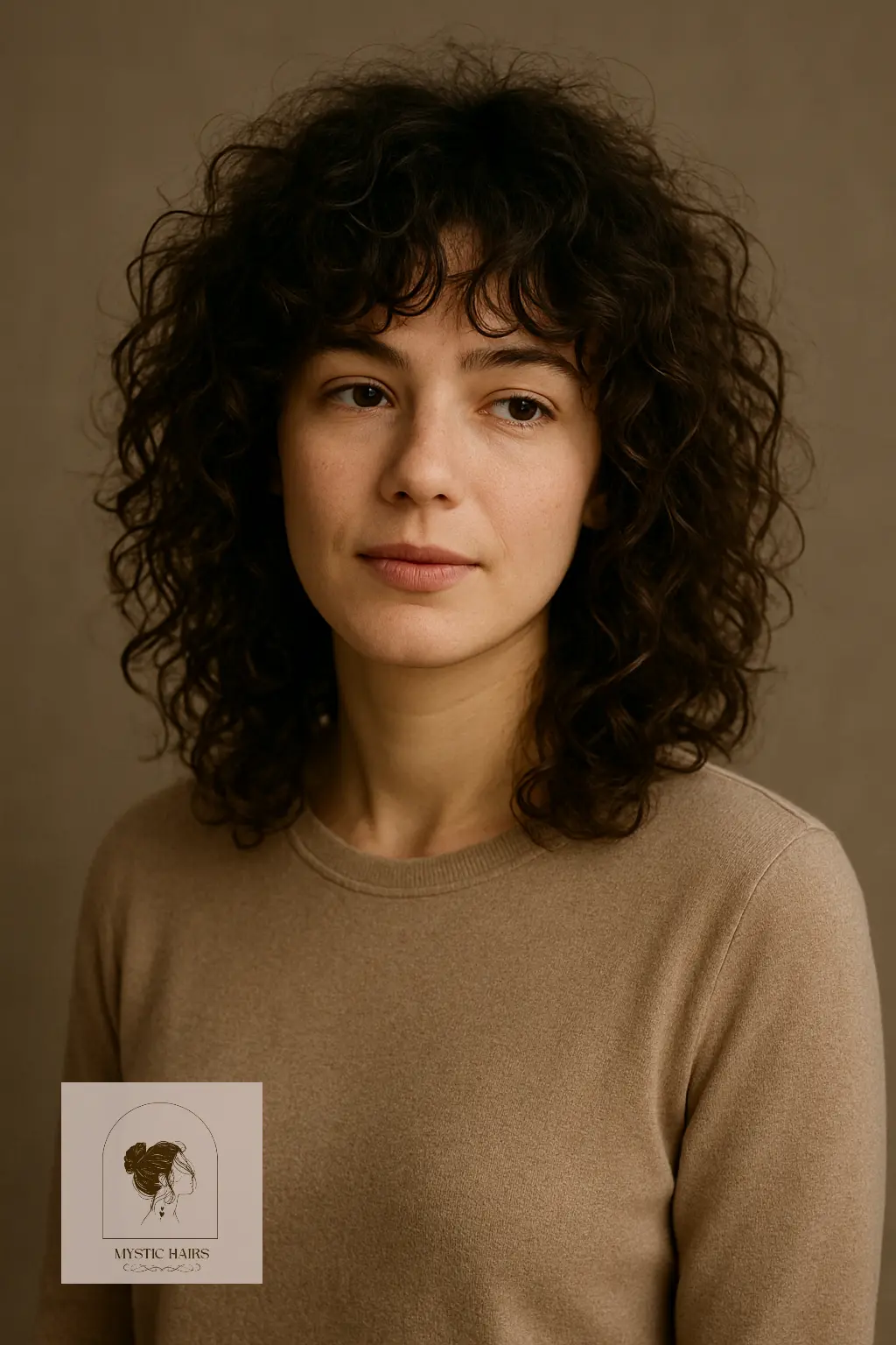 Messy Shag with Defined Curls