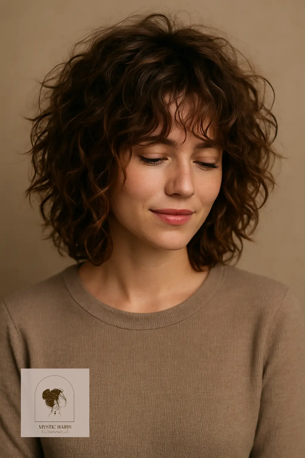Messy Shag with Loose Curls