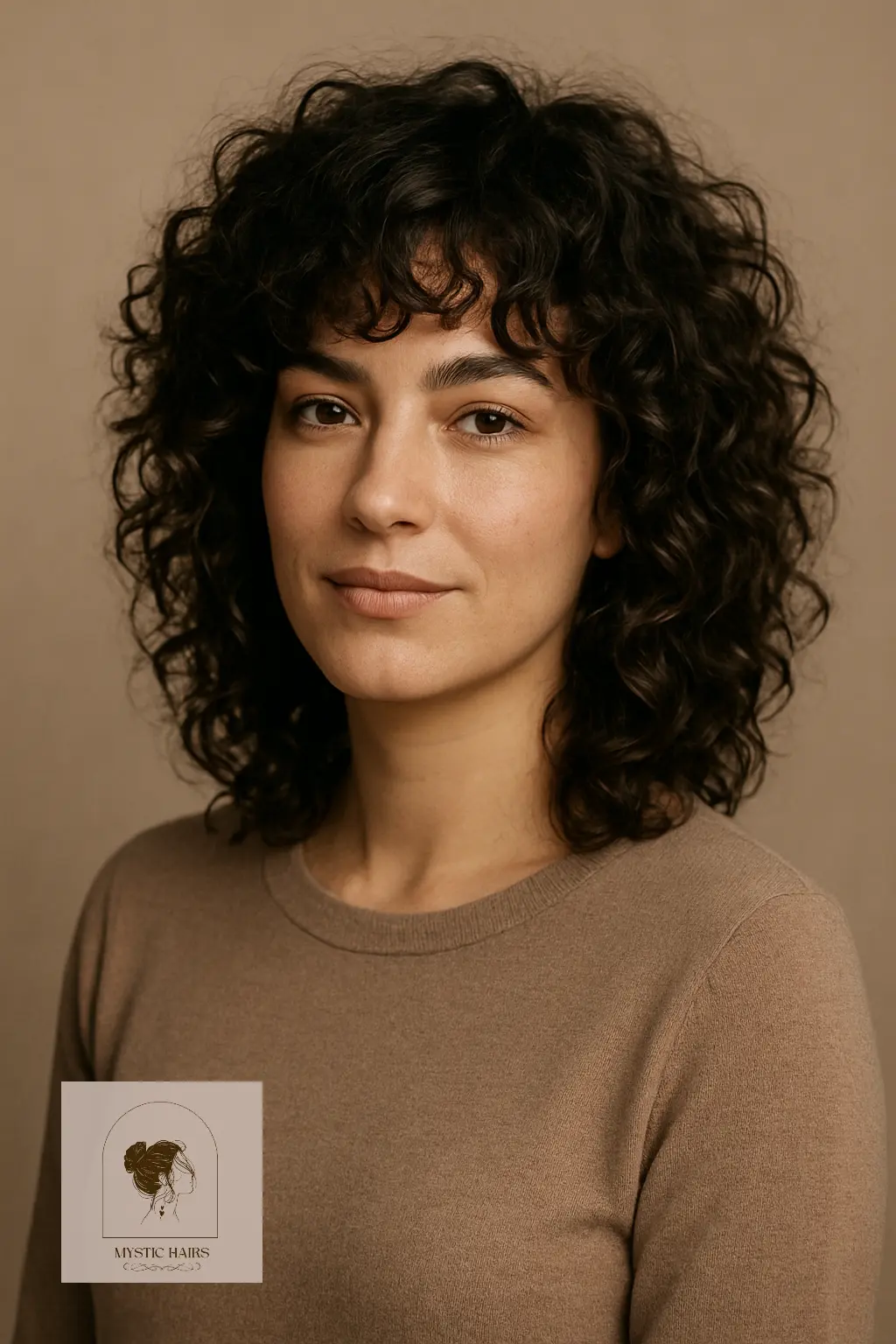 Modern Curly Shag with Defined Curls