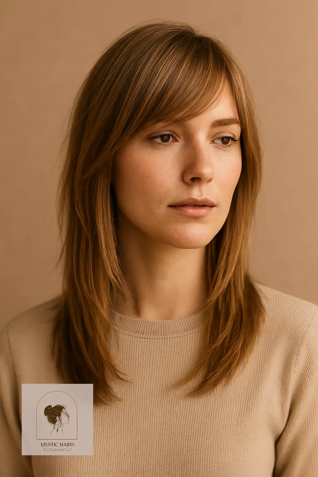 Shaggy Cut with Long Side Bangs