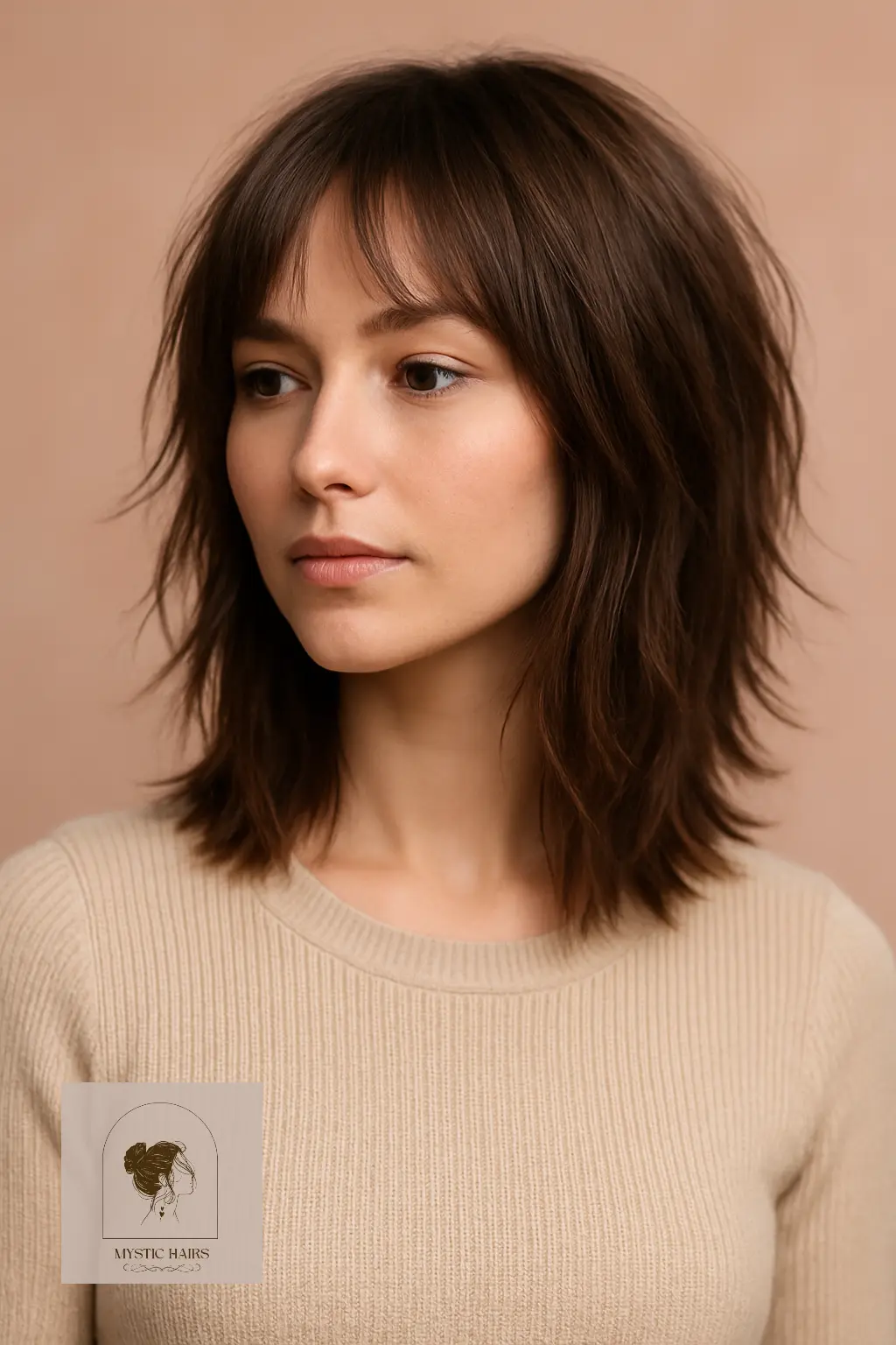 Textured Shoulder-Length Shag