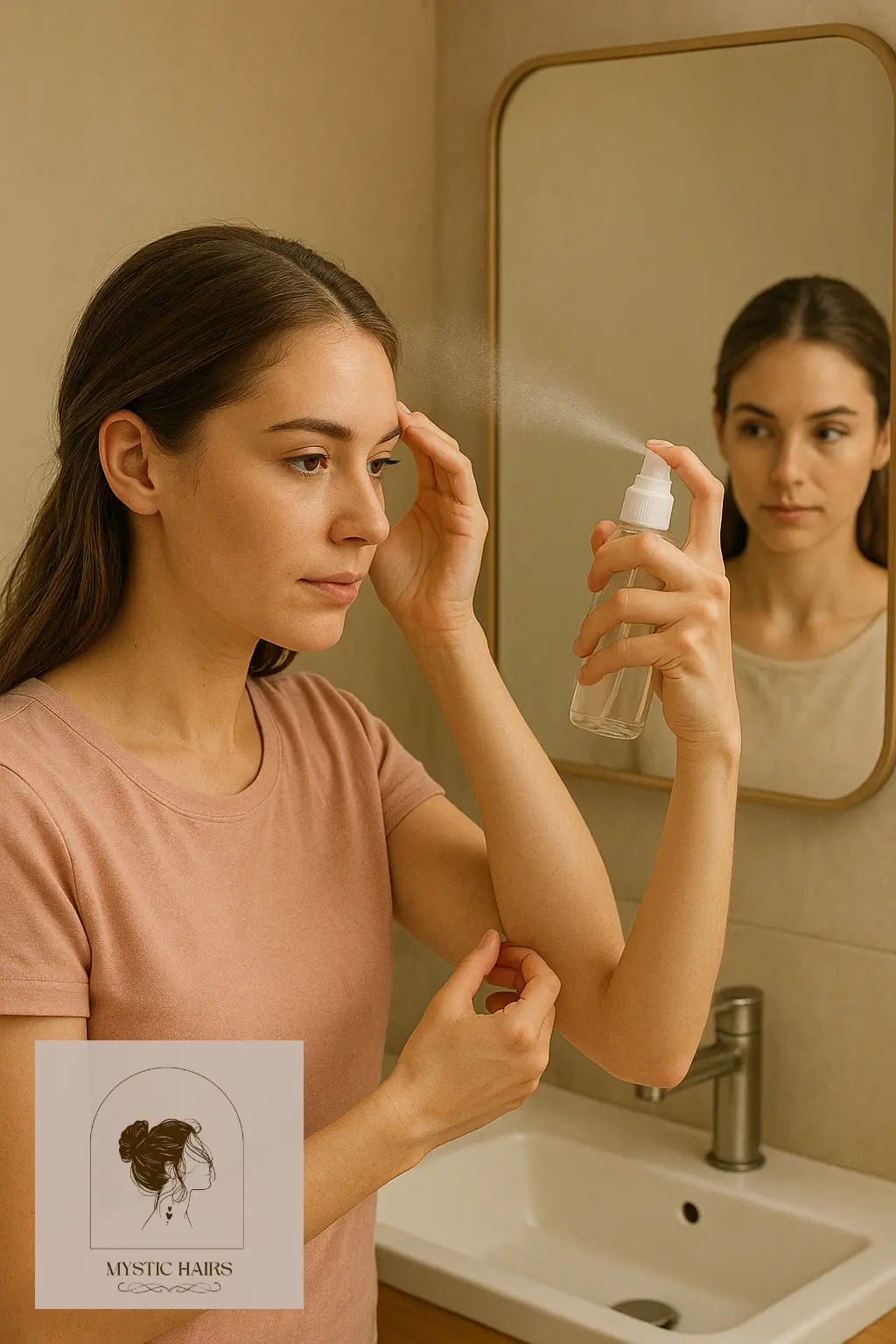 Use Water Spritz and Finger Styling for Quick Fixes