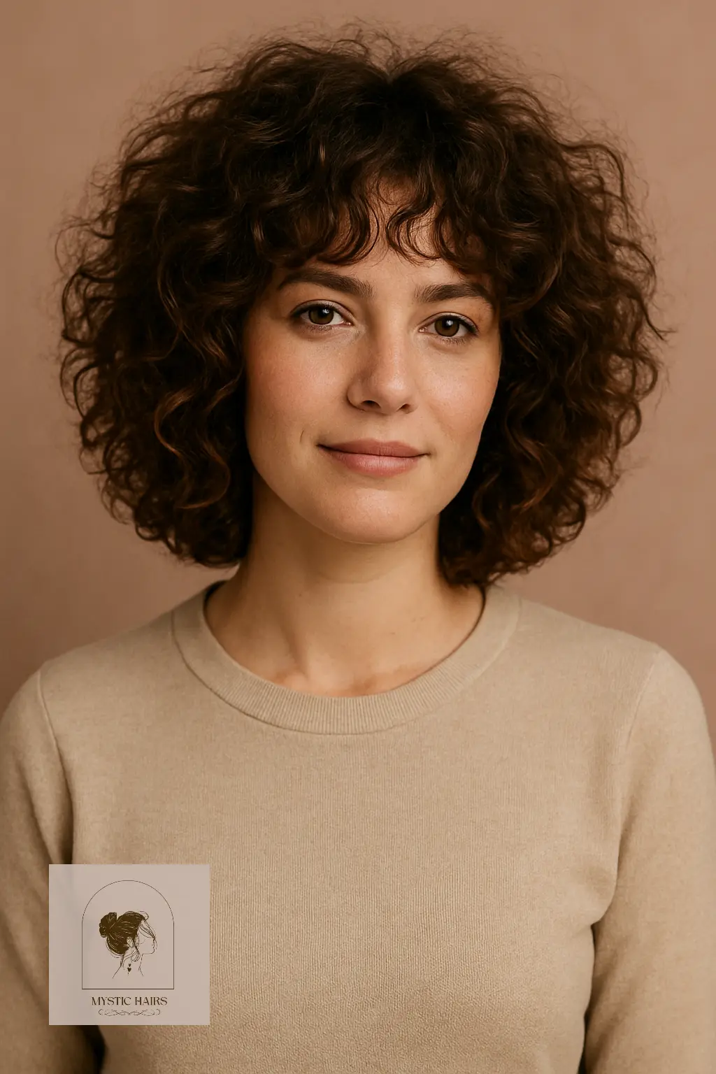 Voluminous Shag with Rounded Shape