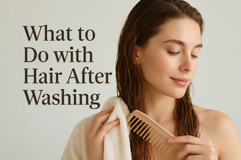 What to Do With Hair After Washing